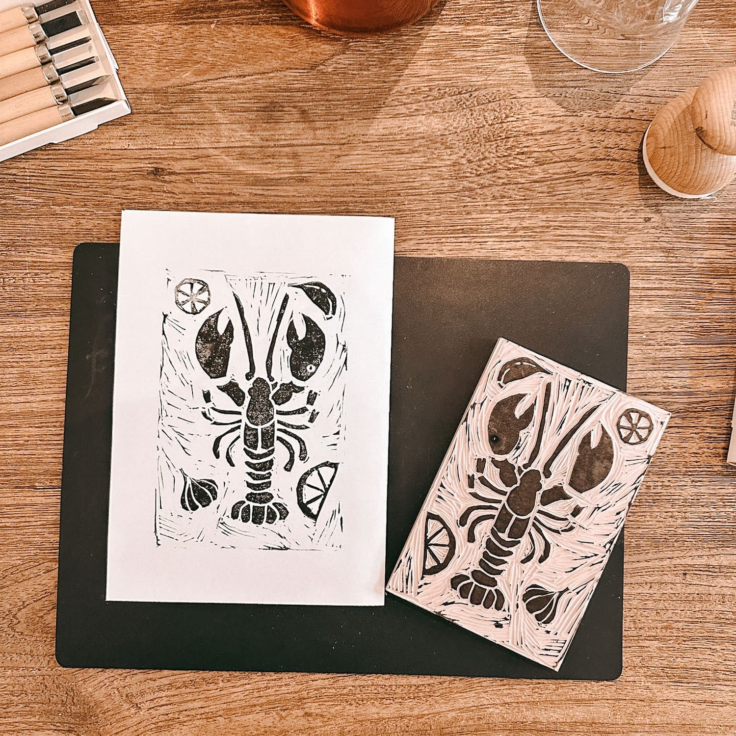 Linocut & linoprint
