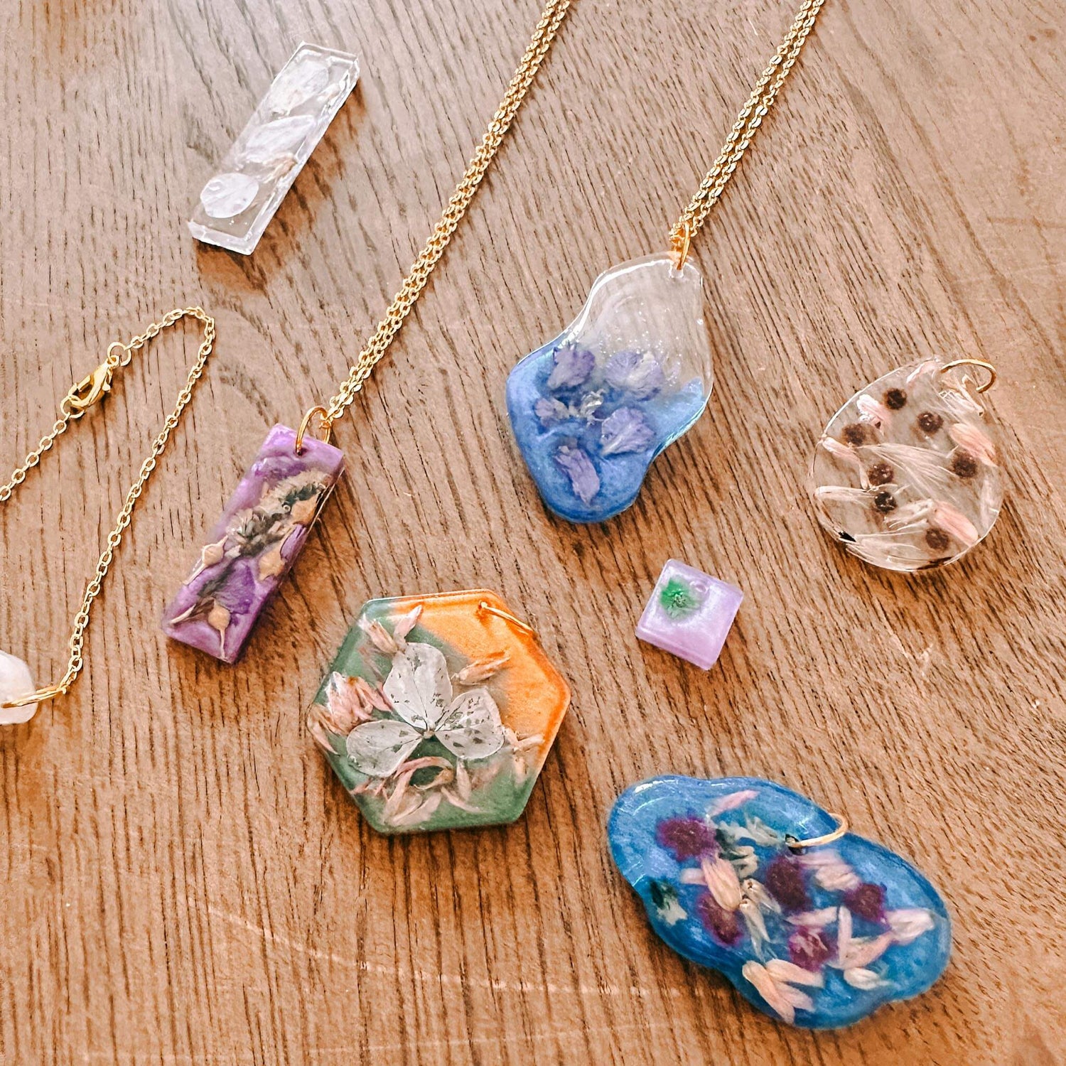 Resin mit Trockenblumen - Teamevent