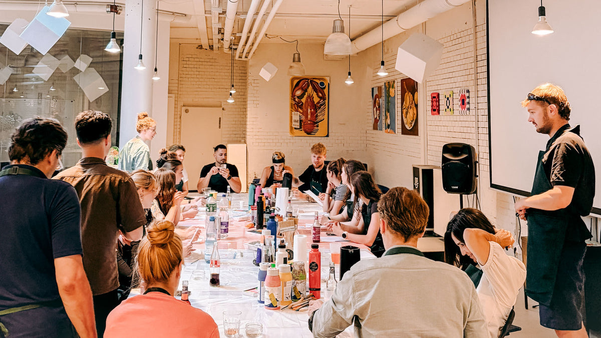 Kreativer Workshop und Team Event von GRIMMS GARTEN im Underground ClubHouse in Berlin