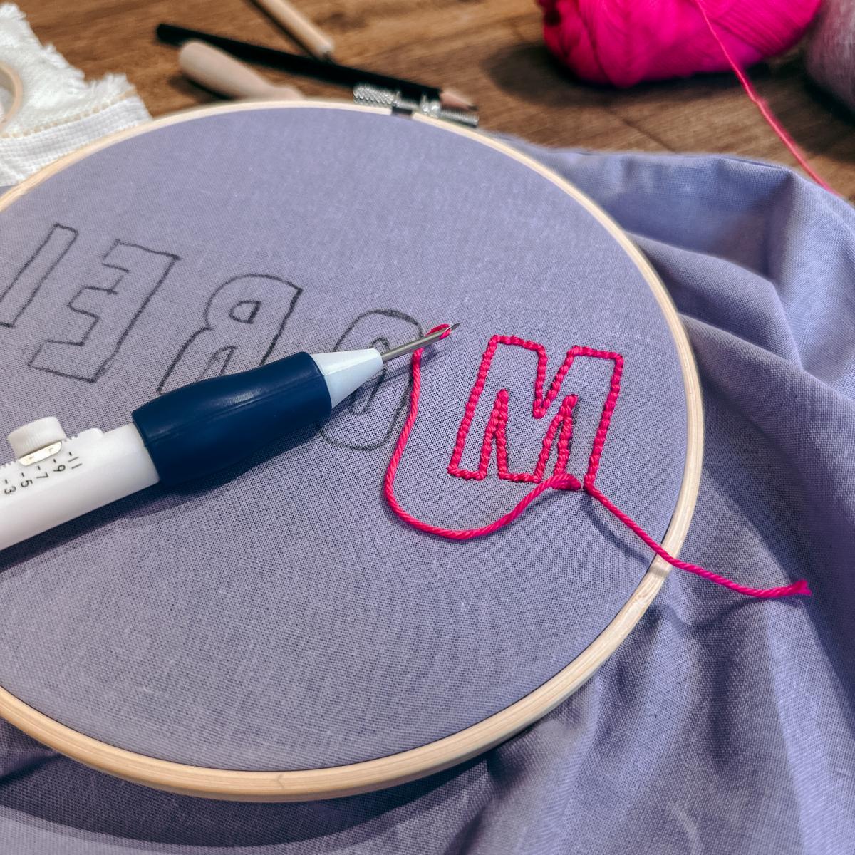 Punch needle home decoration