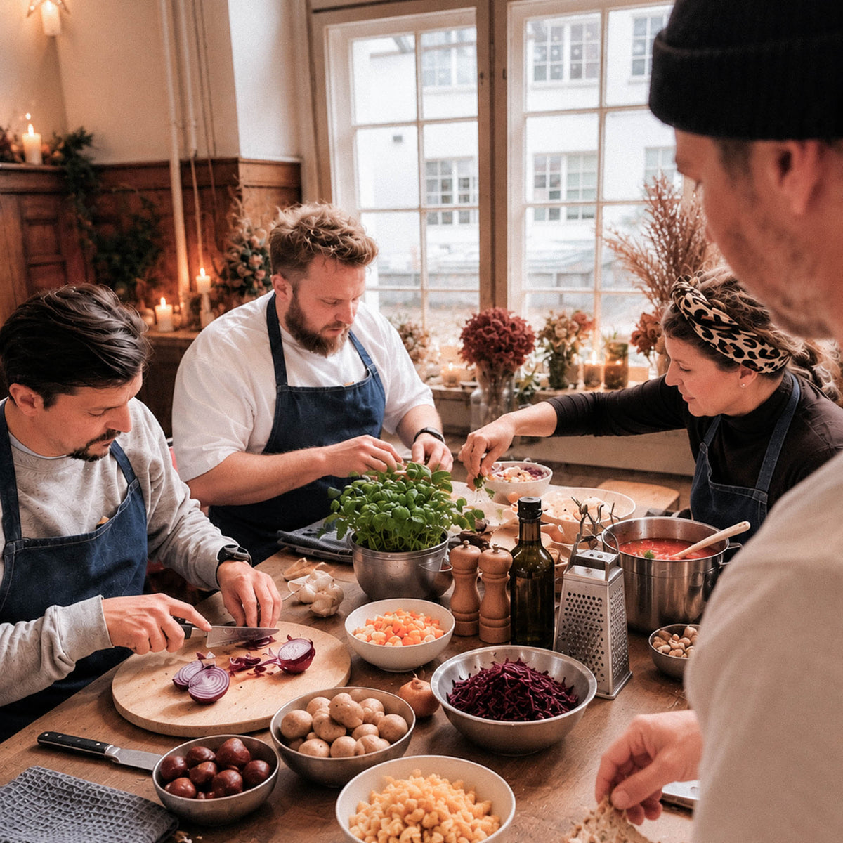 Veganer Weihnachts-Kochkurs - Teamevent