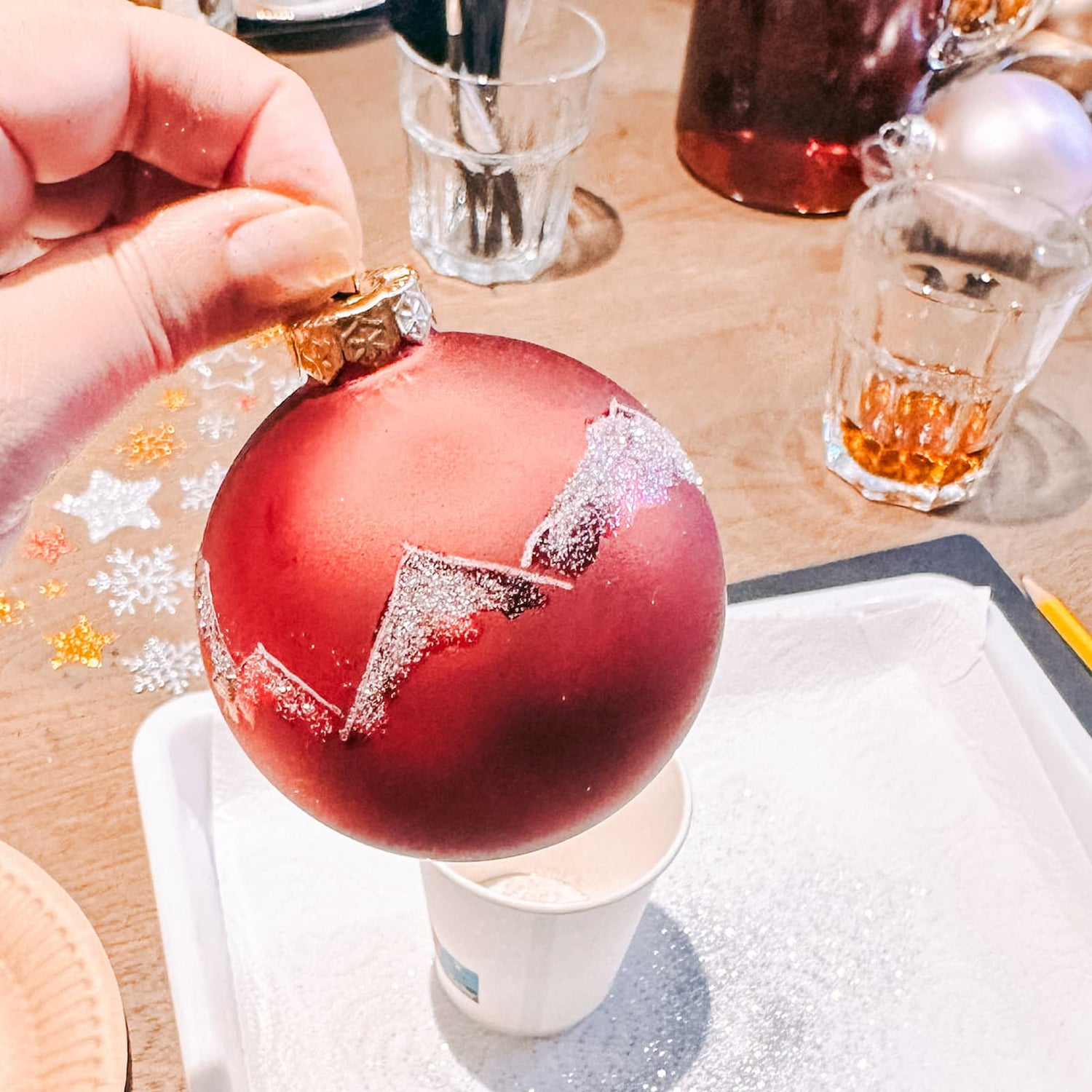 Weihnachtskugeln Workshop