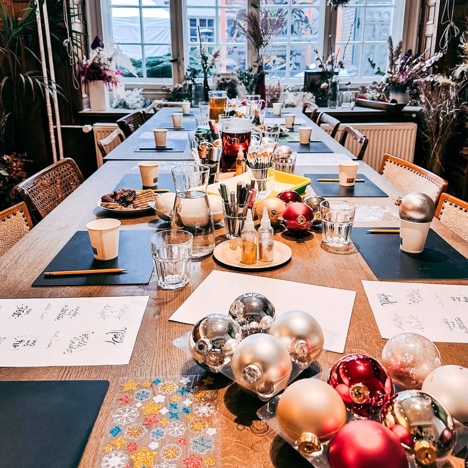 Weihnachtskugeln Workshop