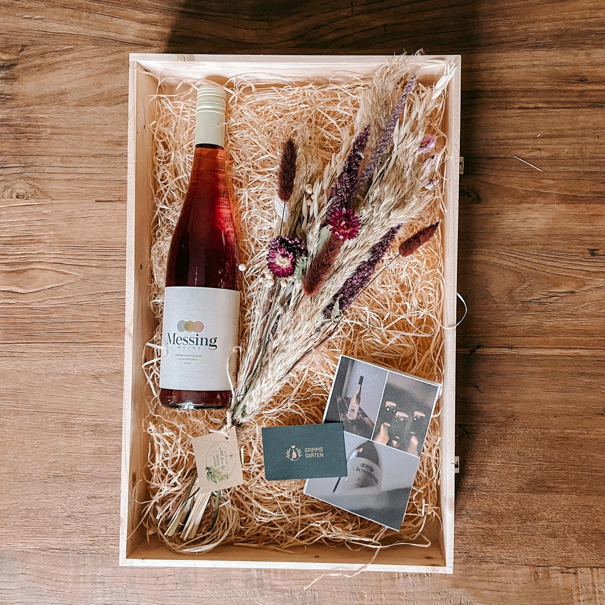 GESCHENK BOX - ROSENROT