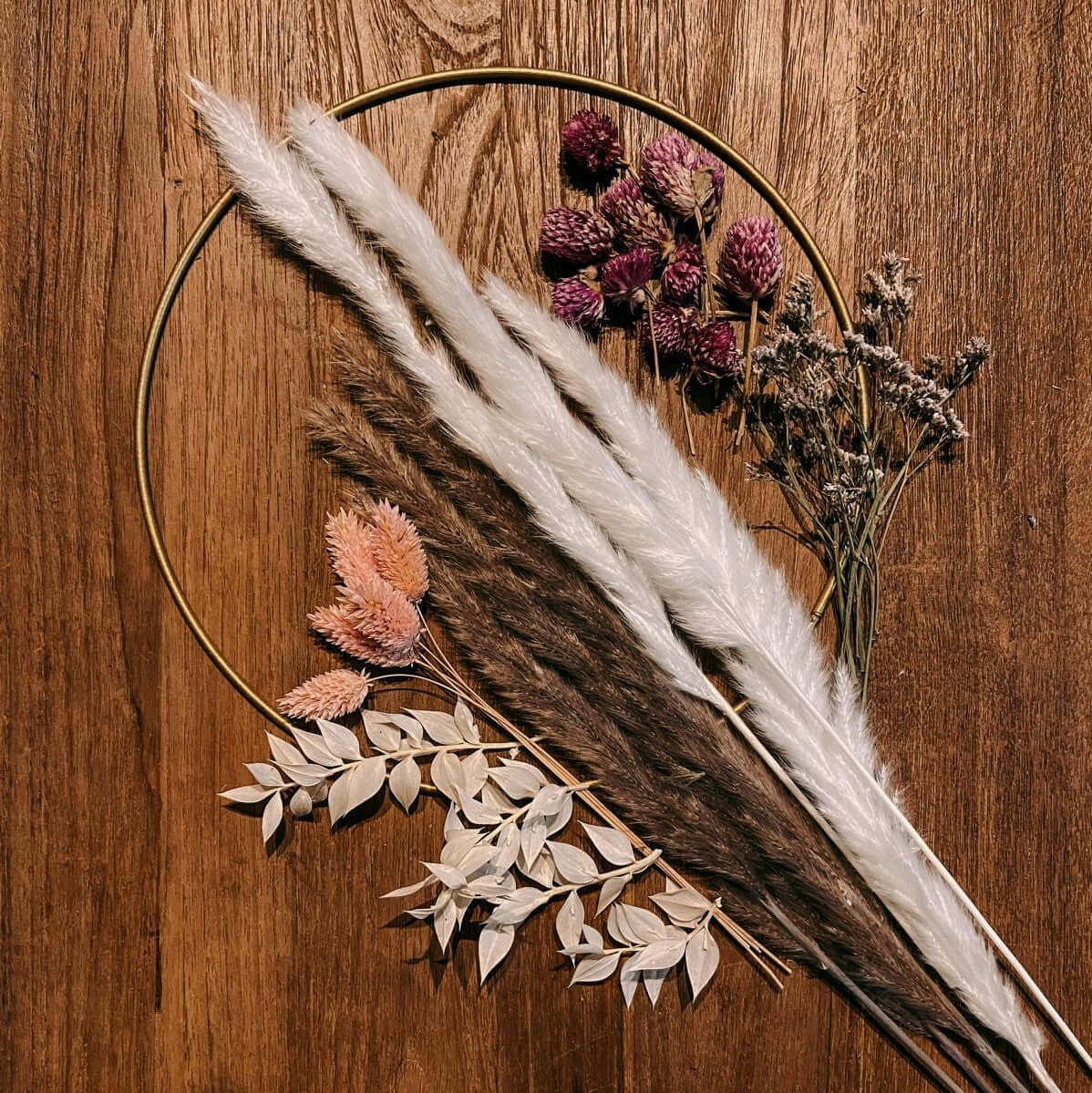 DIY-BOX Trockenblumen Ring