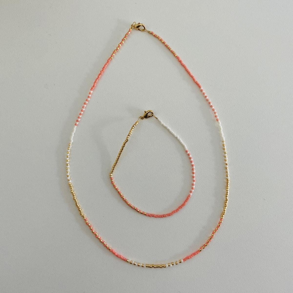 Perlenenschmuck lachs - SUMMER EDITION