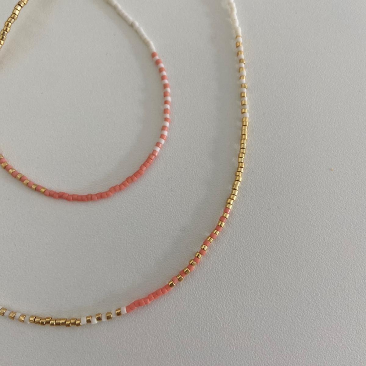 Perlenenschmuck lachs - SUMMER EDITION