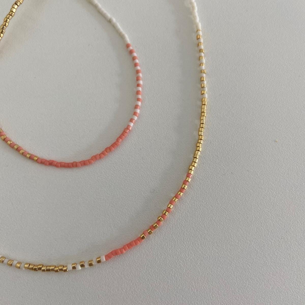 Perlenenschmuck lachs - SUMMER EDITION