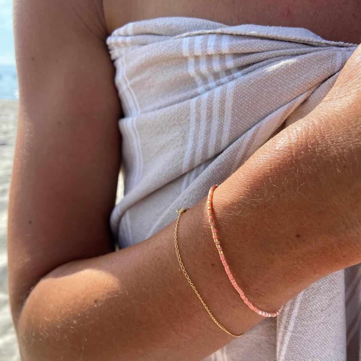 Perlenenschmuck lachs - SUMMER EDITION