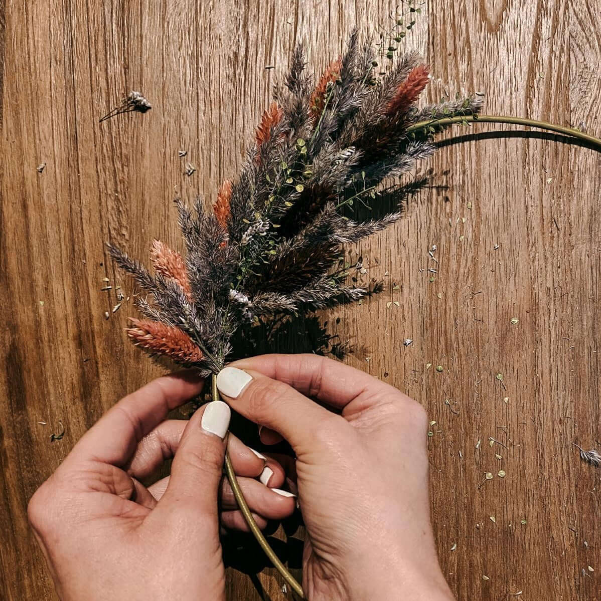 DIY-BOX Trockenblumen Ring