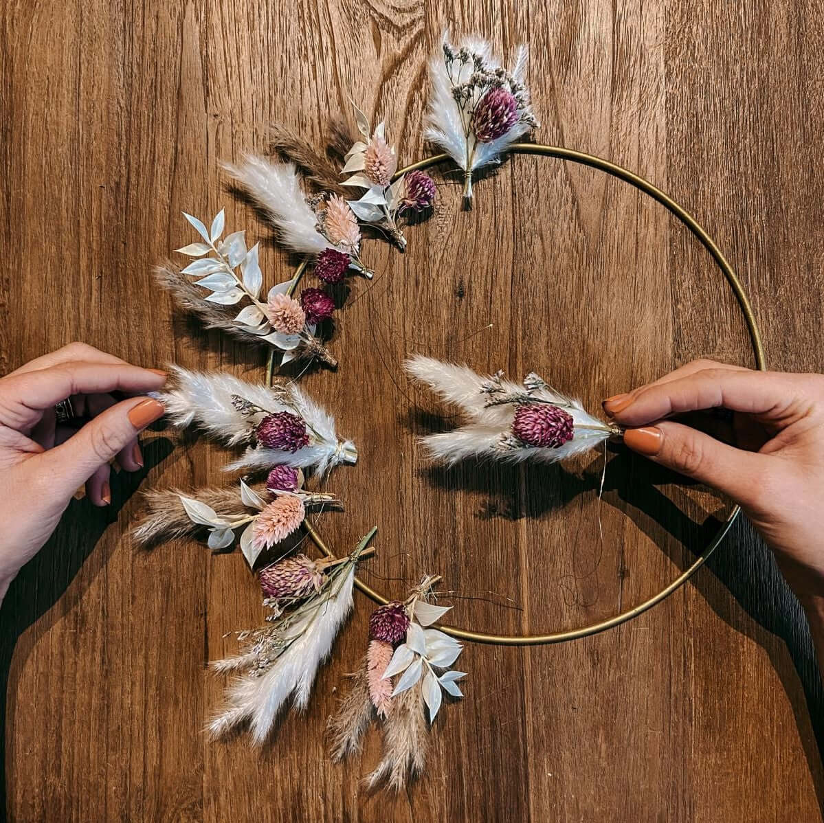 DIY-BOX Trockenblumen Ring