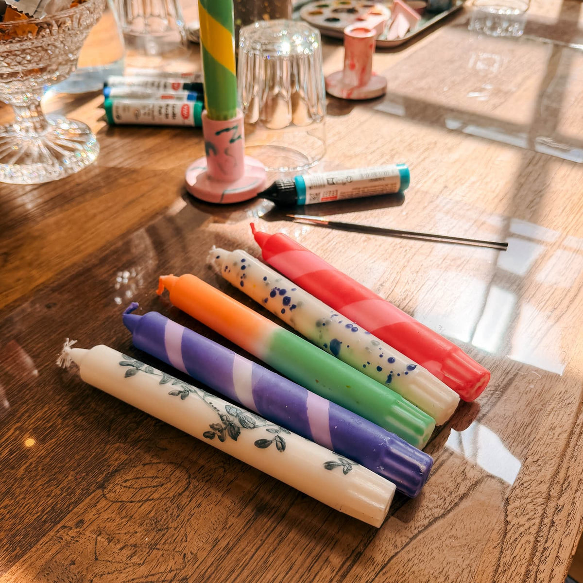 DIP DYE Kerzen - Teamevent