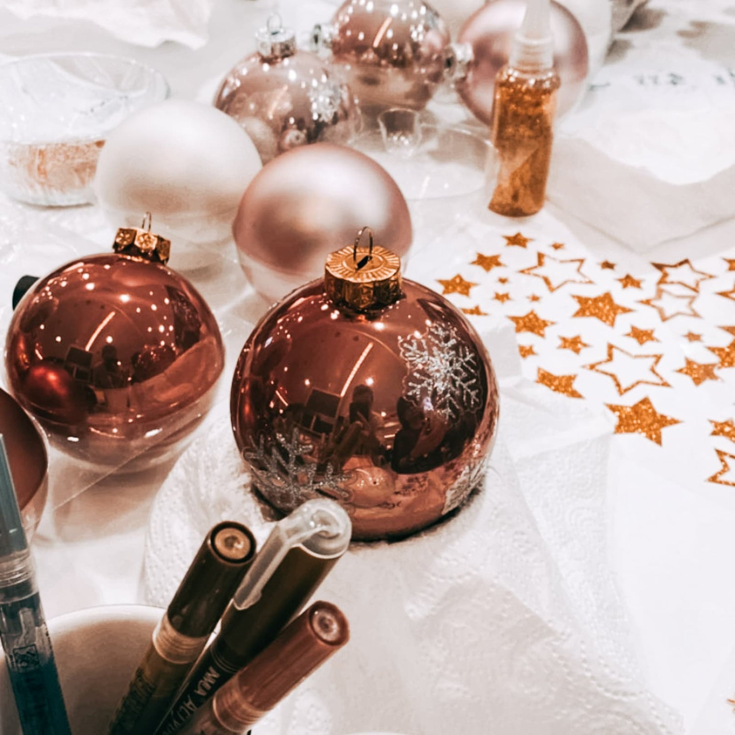 Weihnachtskugeln Workshop
