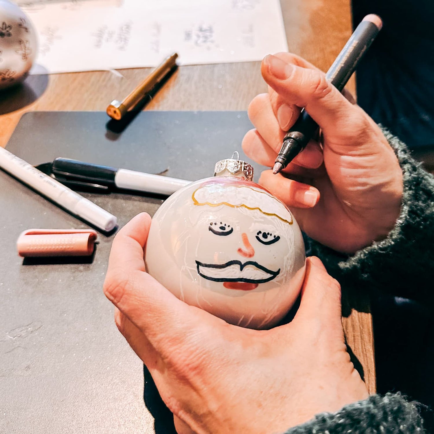 Weihnachtskugeln Workshop