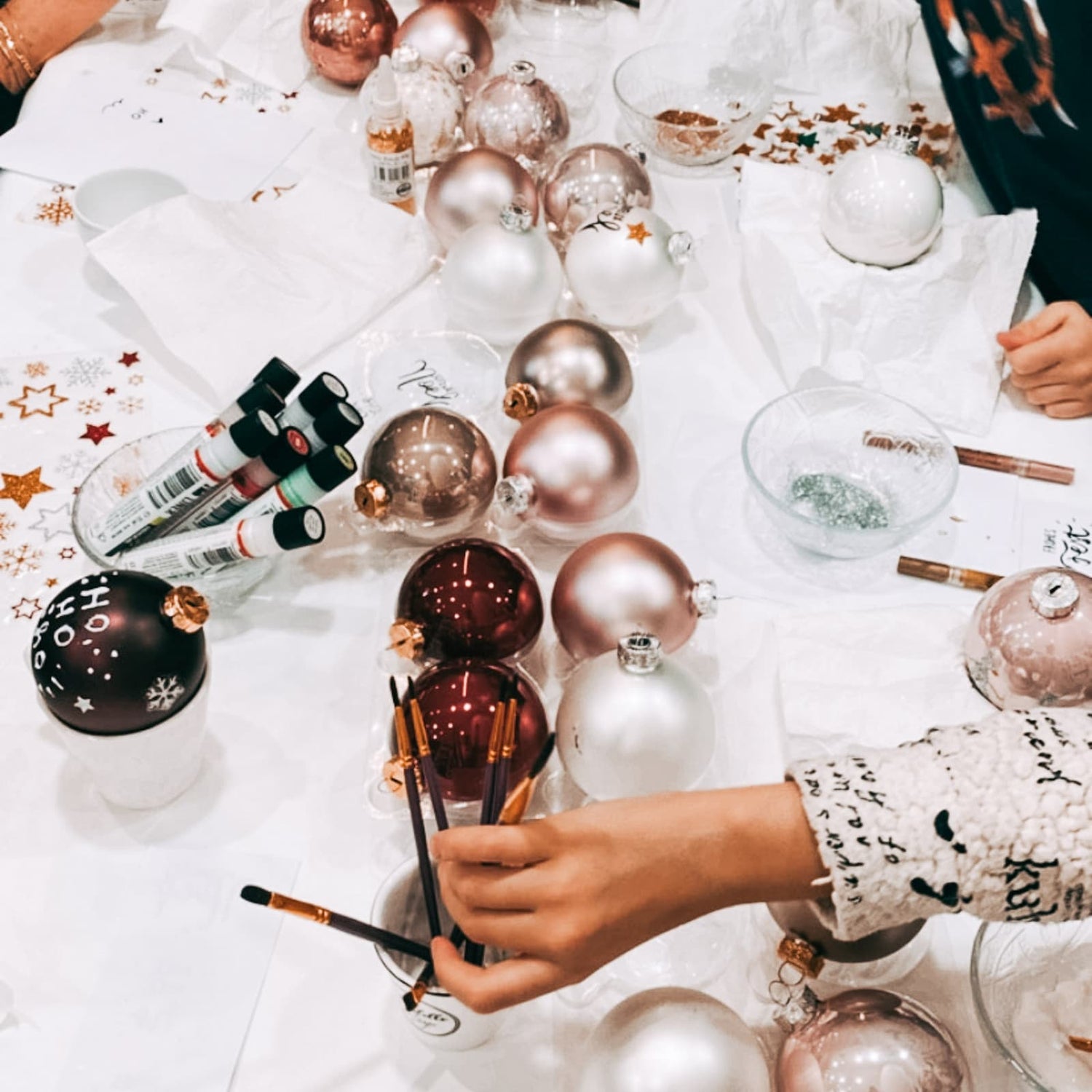 Weihnachtskugeln Workshop