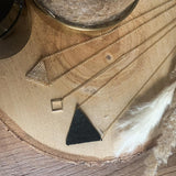 Perlenschmuck - Kette gold/schwarz