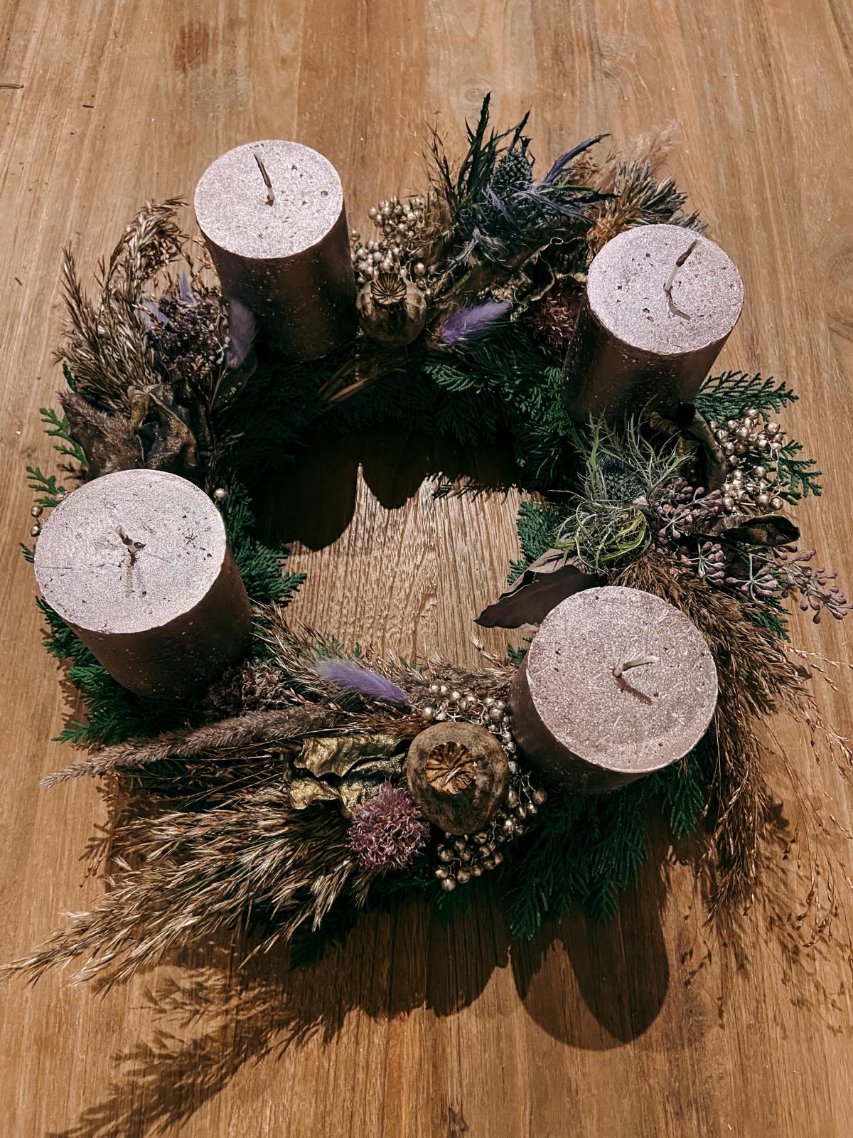Weihnachts-Adventskranz