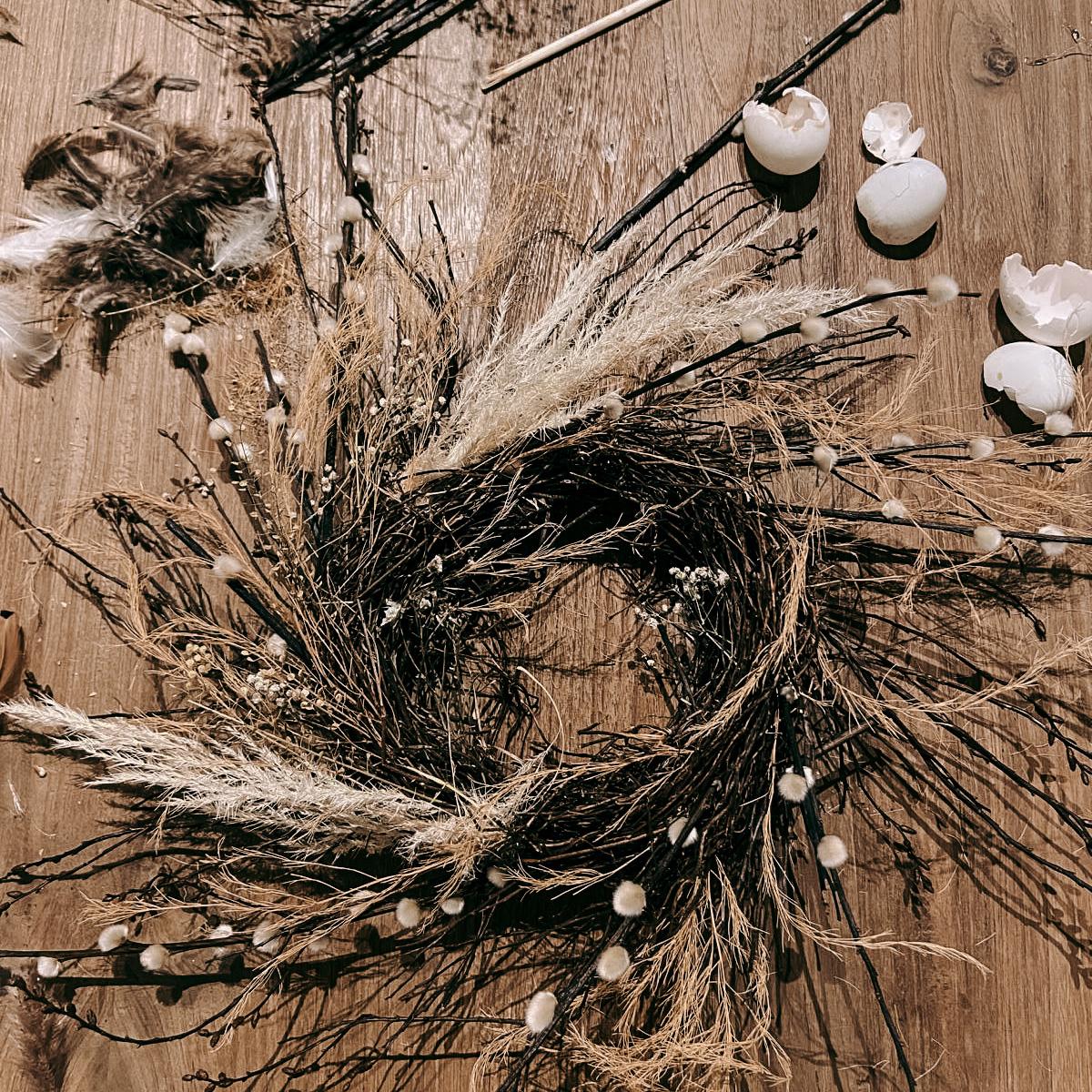 Osterkranz Workshop (limitiert) – GRIMMS GARTEN Osterkranz Workshop (limitiert) – GRIMMS GARTEN