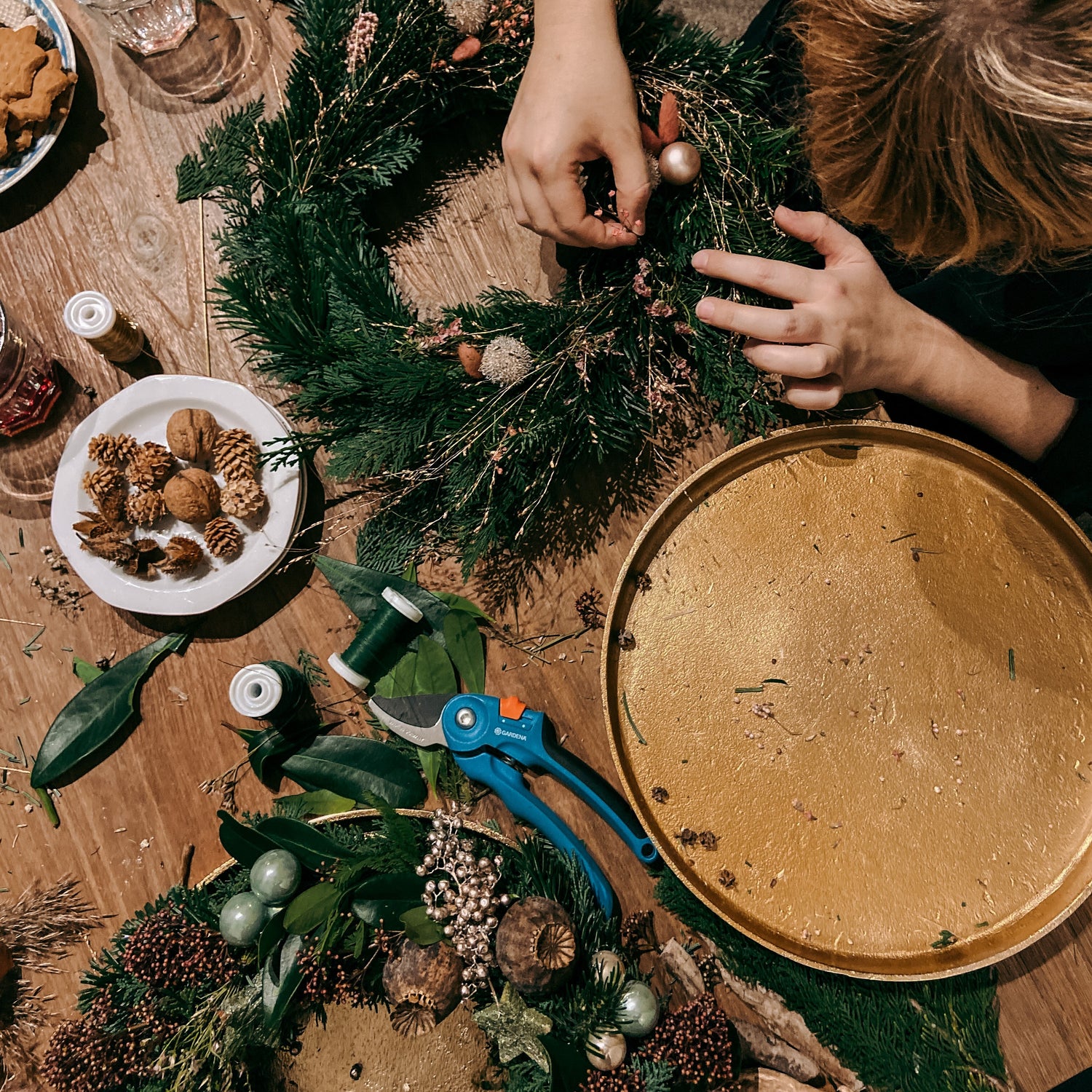 Christmas door wreath