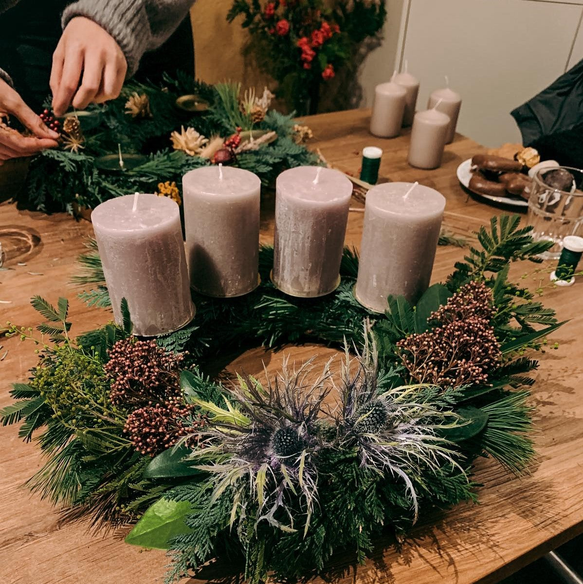 Weihnachts-Adventskranz