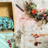 DIY-BOX Trockenblumen Ring "Indian Summer"