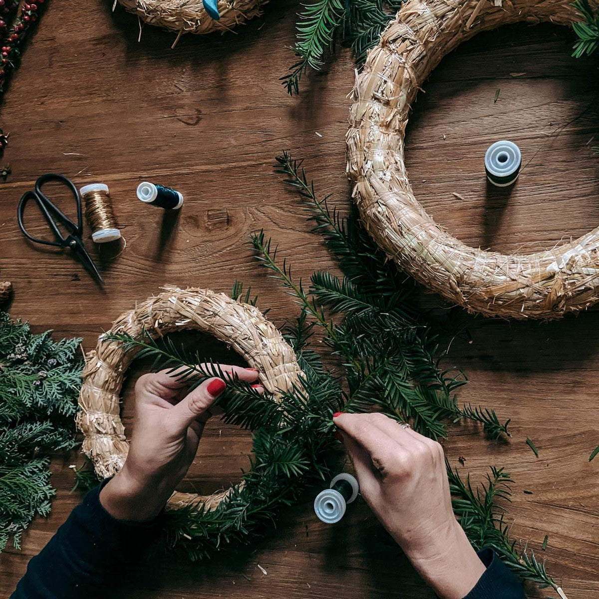 Weihnachts-Adventskranz