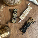 Perlenschmuck - Armband breit