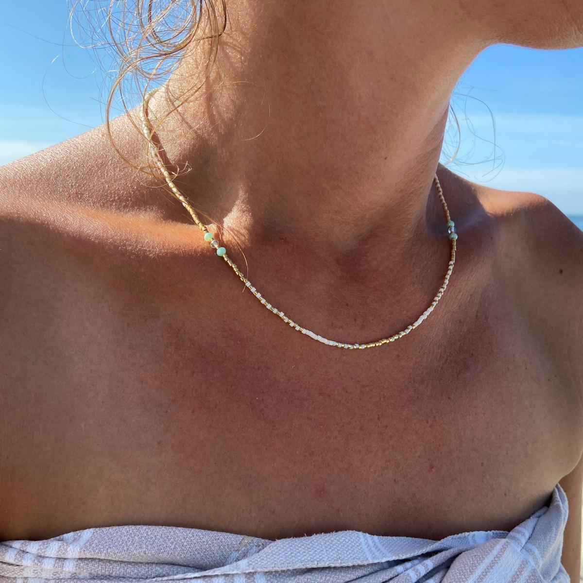 Perlenenkette mint - SUMMER EDITION