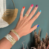 Perlenschmuck - Armband breit