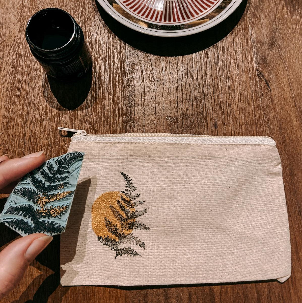 Stamps and textile printing