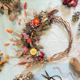 DIY-BOX Trockenblumen Ring "Indian Summer"